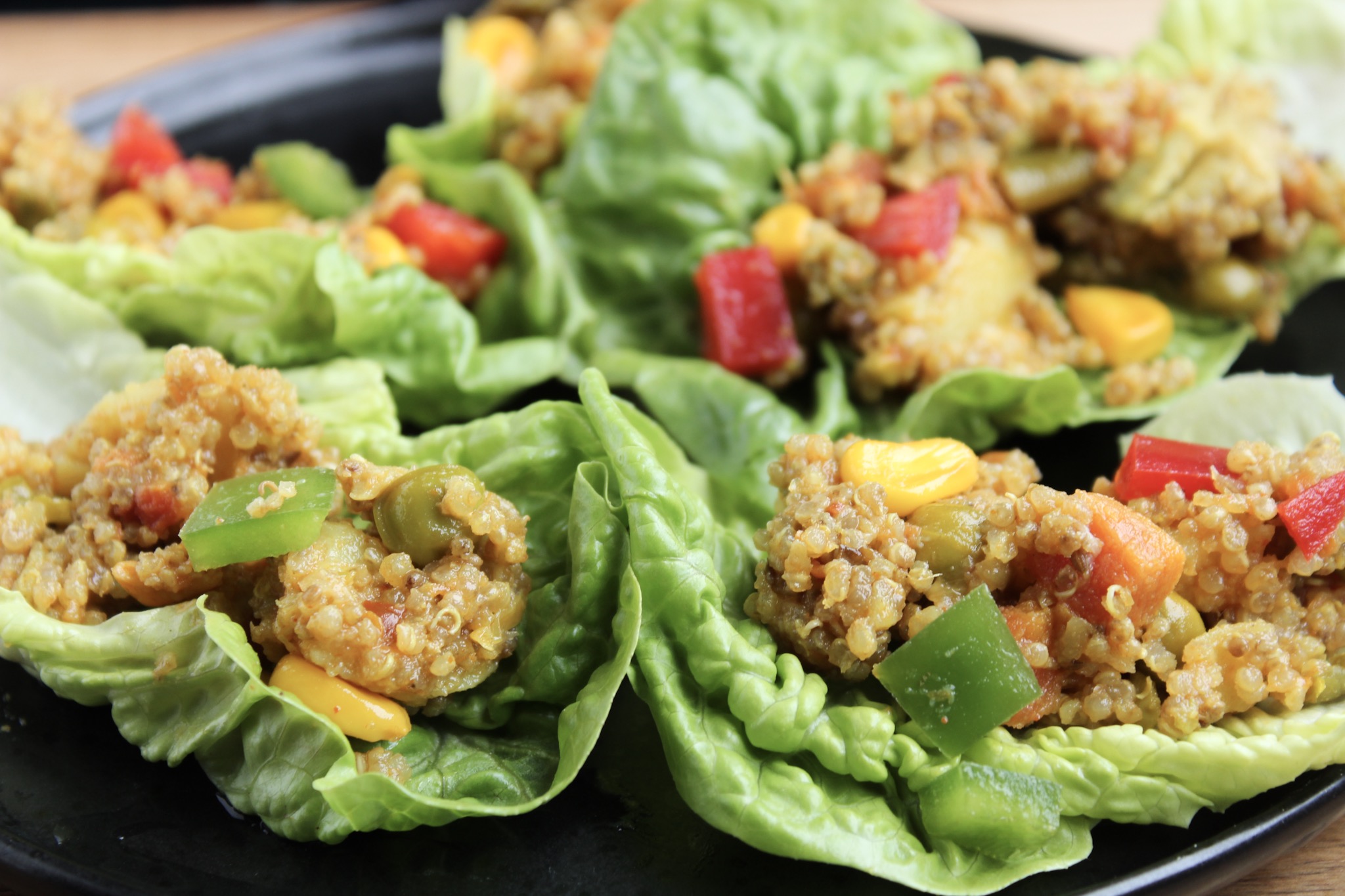 Vegan Quinoa Lettuce Wraps – Salt and Tamarind